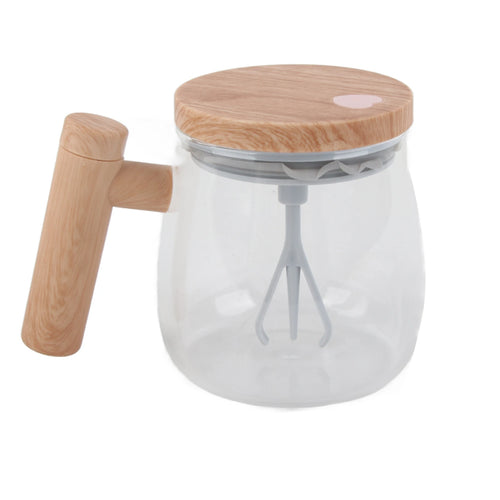 Fully Automatic Coffee Stirring Cup 400ml Electric Mixer Mug for Coffee Tea Milk Cocoa Self Stirring Coffee Mug Glass Mix Cup